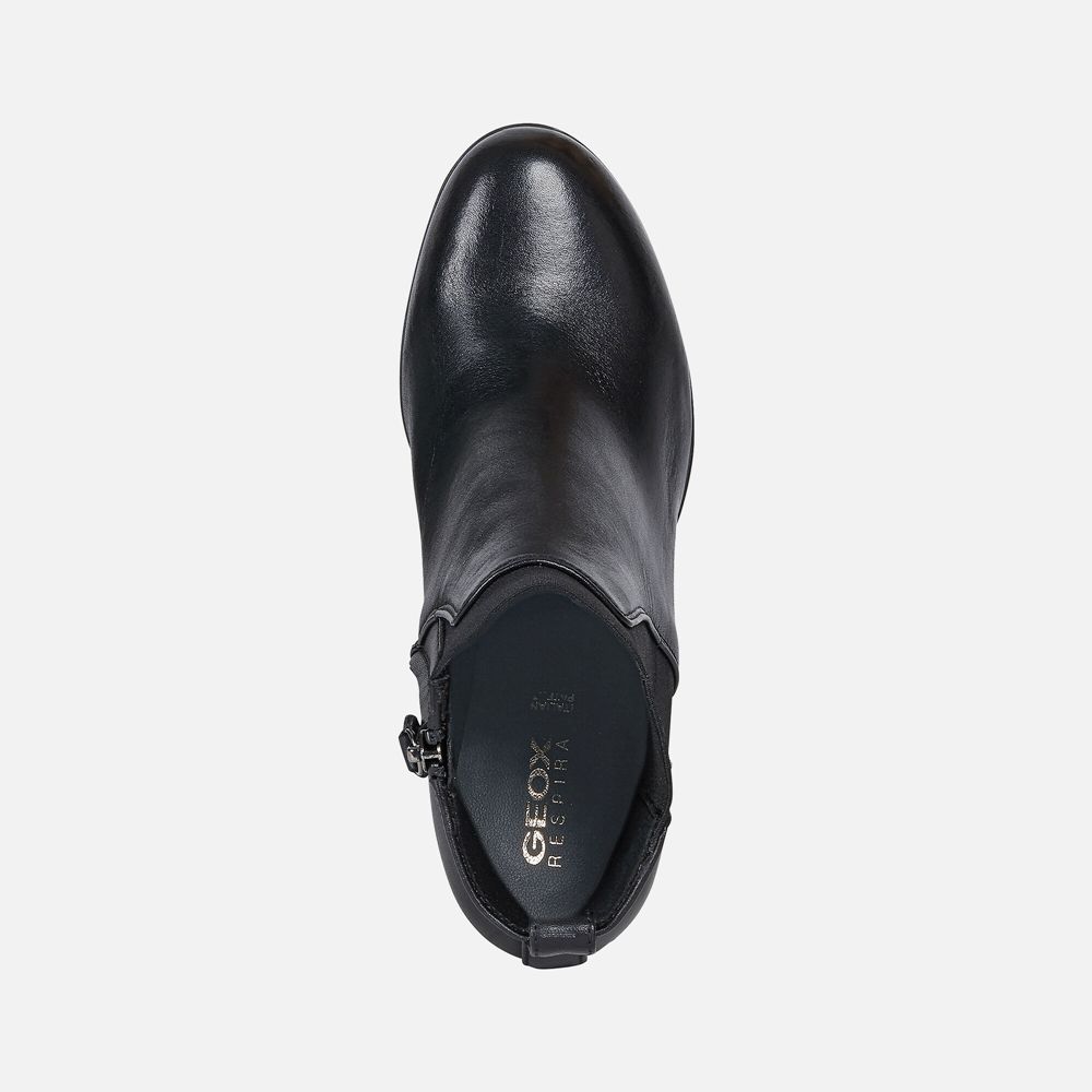 Geox Bayan Ankle Bot Siyah - Anylla Uzun - JHB-431069